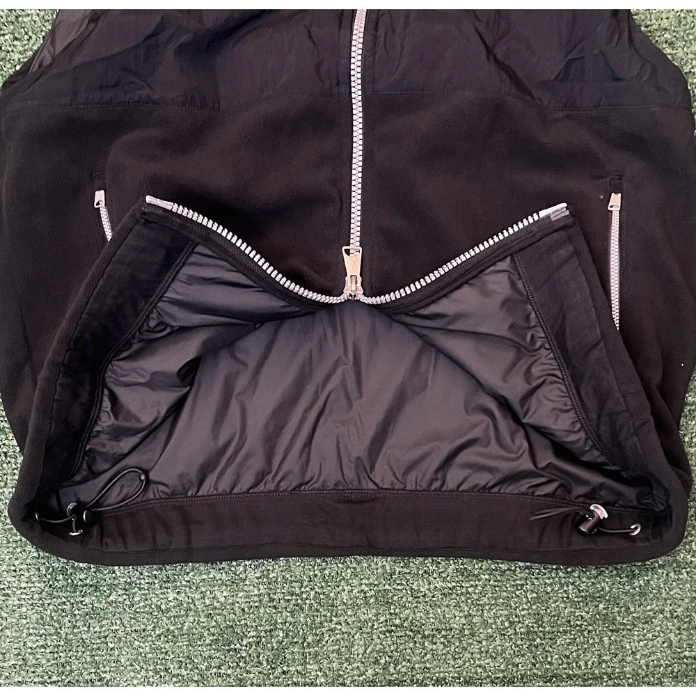 Nike Air Jordan Essentials Black Fleece Vest Mens Size Small FD8628-010